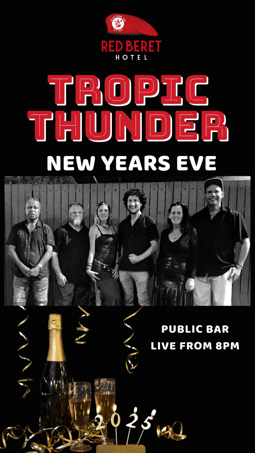 Tropic Thunder Portrait NYE 31.12.25